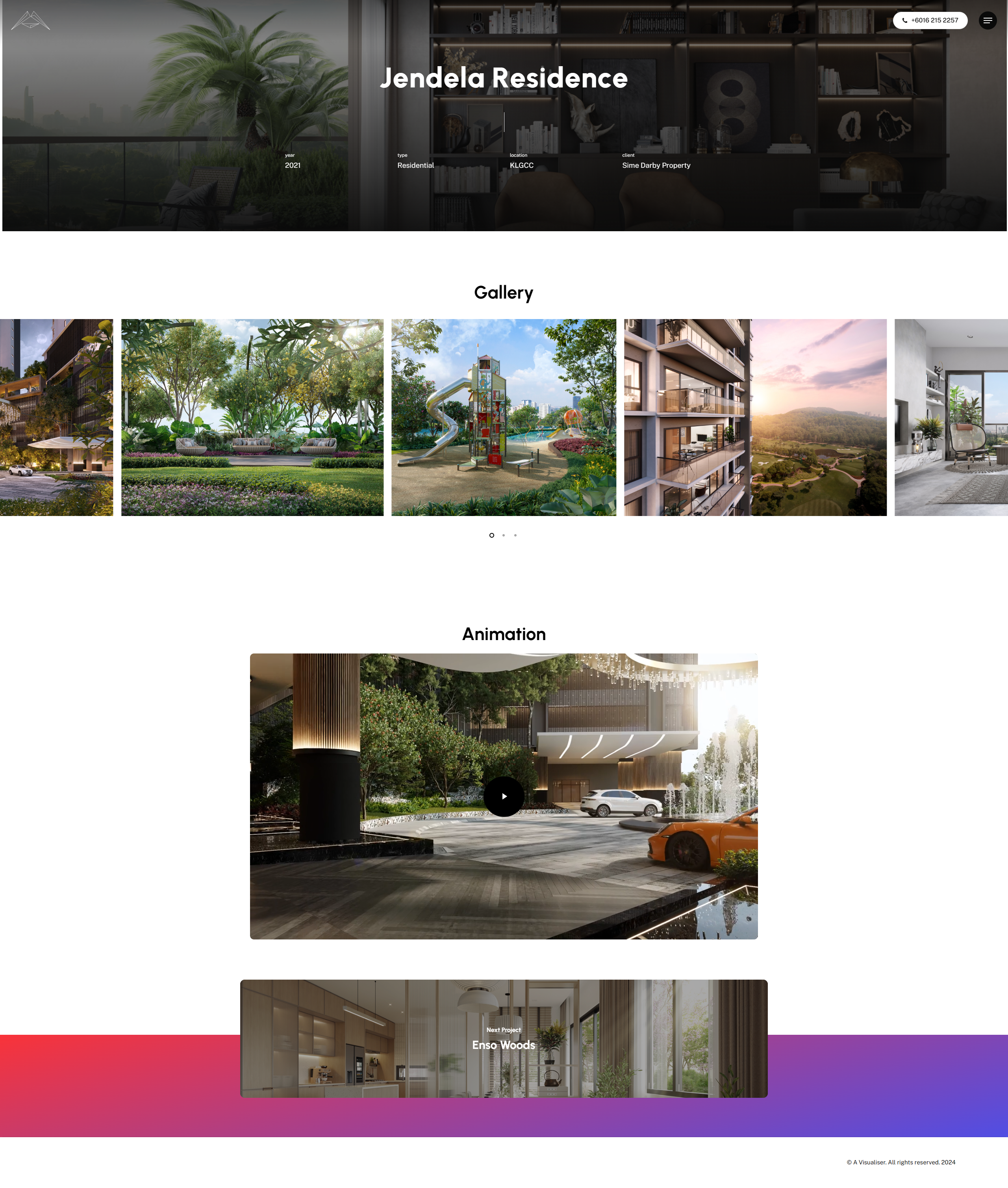 A Visualiser — Jendela Residence